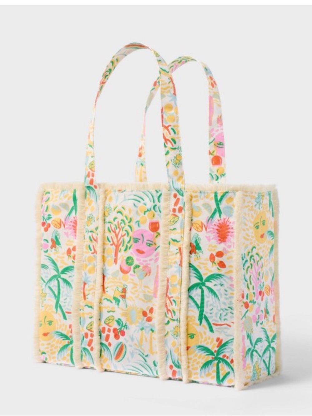 Roller Rabbit x Target Fringe Tote Bag - Picture 3 of 5
